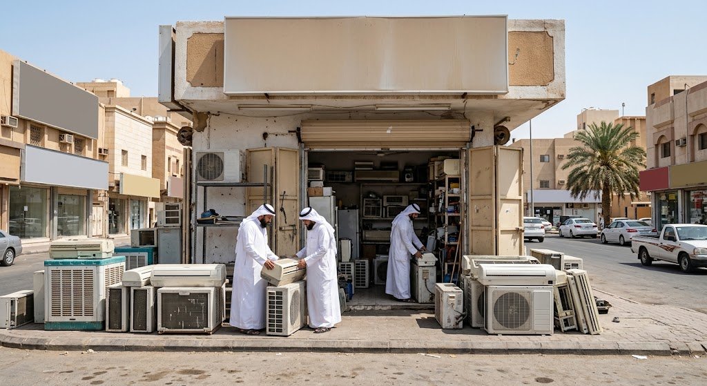 محل يشتري مكيفات الرياض لتقديم أفضل خدمات تقييم وشراء الأجهزة باحترافية