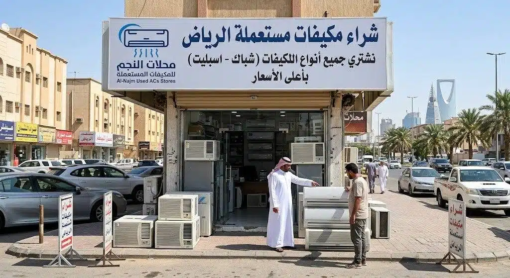 شراء مكيفات سكراب ومتعطلة بالرياض — تفكيك وفرز المواد لإعادة التدوير